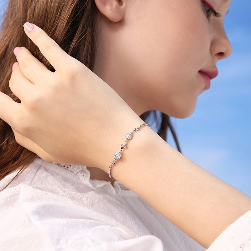 卡蒂罗 四叶草简约手链