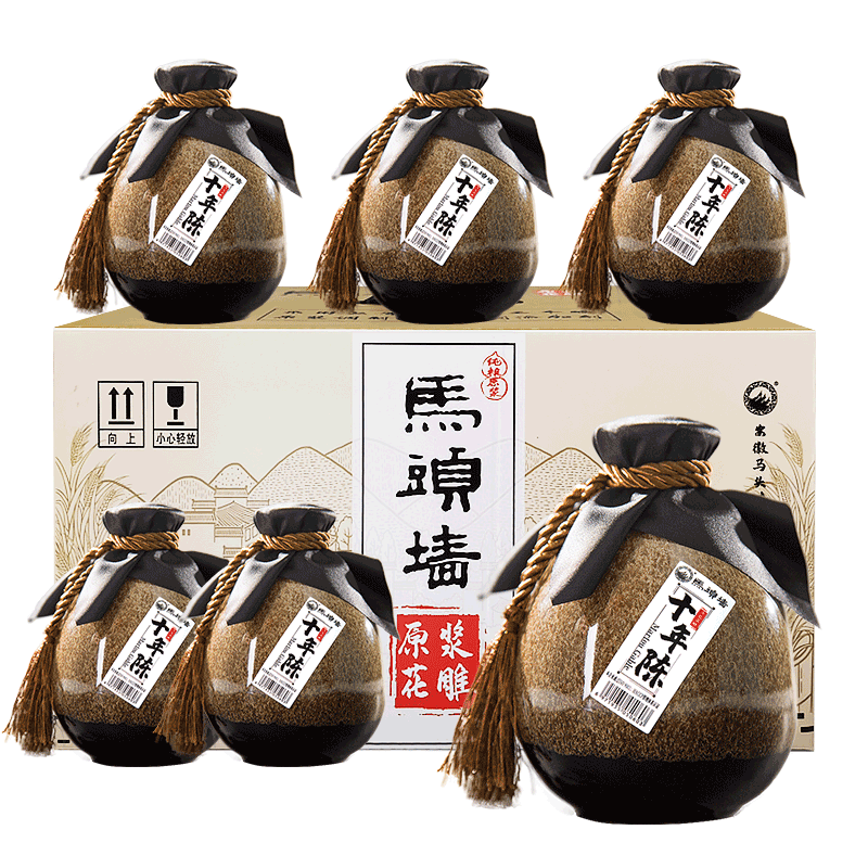 马头墙 无焦糖色十年陈原浆黄酒