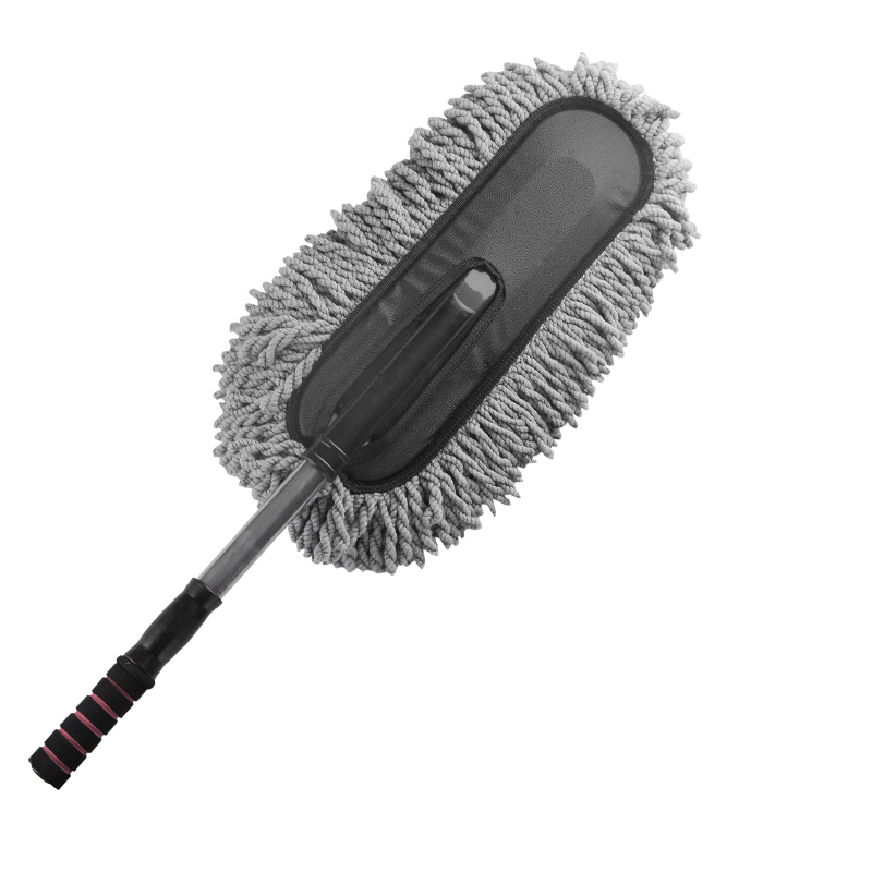 得力 可调节洗车纤维掸