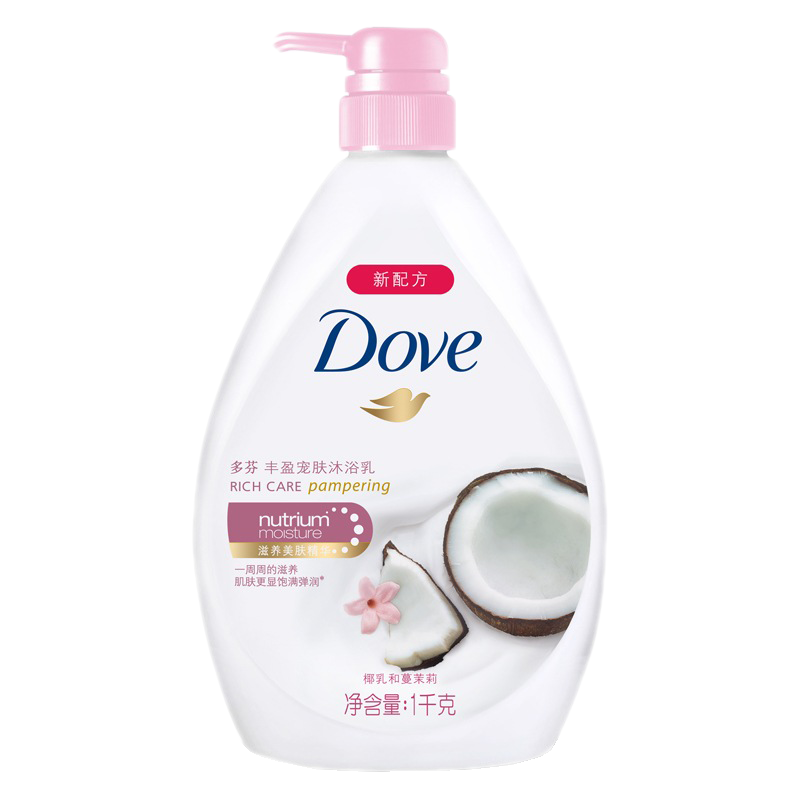 多芬丰盈宠肤沐浴露