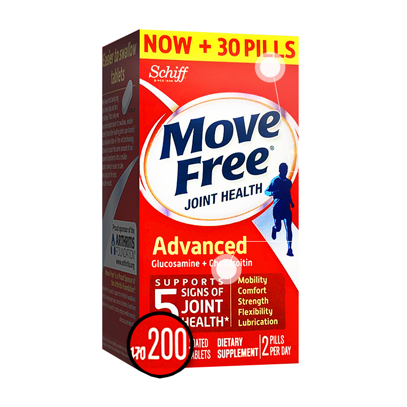 MoveFree益节氨糖红瓶