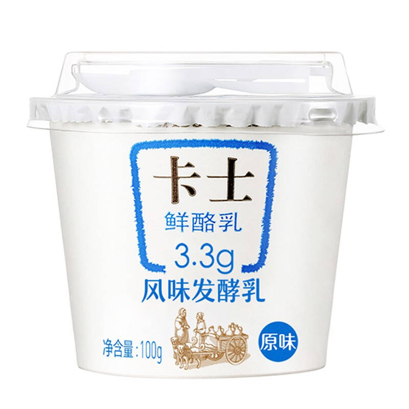 卡士天然乳蛋白低温酸奶