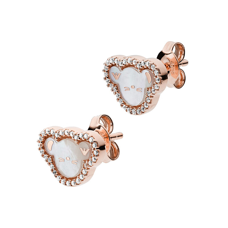 阿玛尼 圆形轻奢耳饰