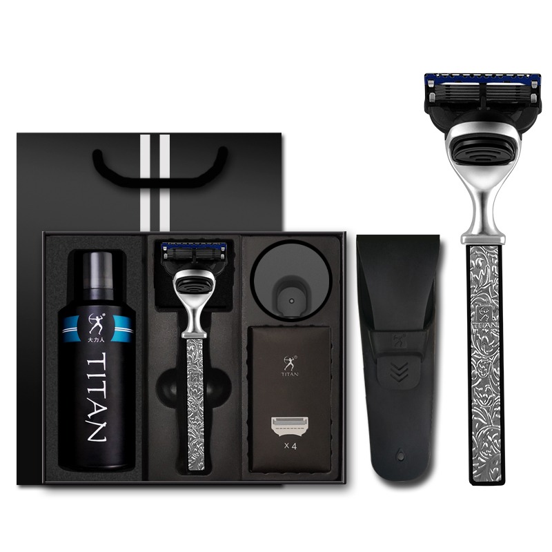 大力人手动老式五层剃须刀