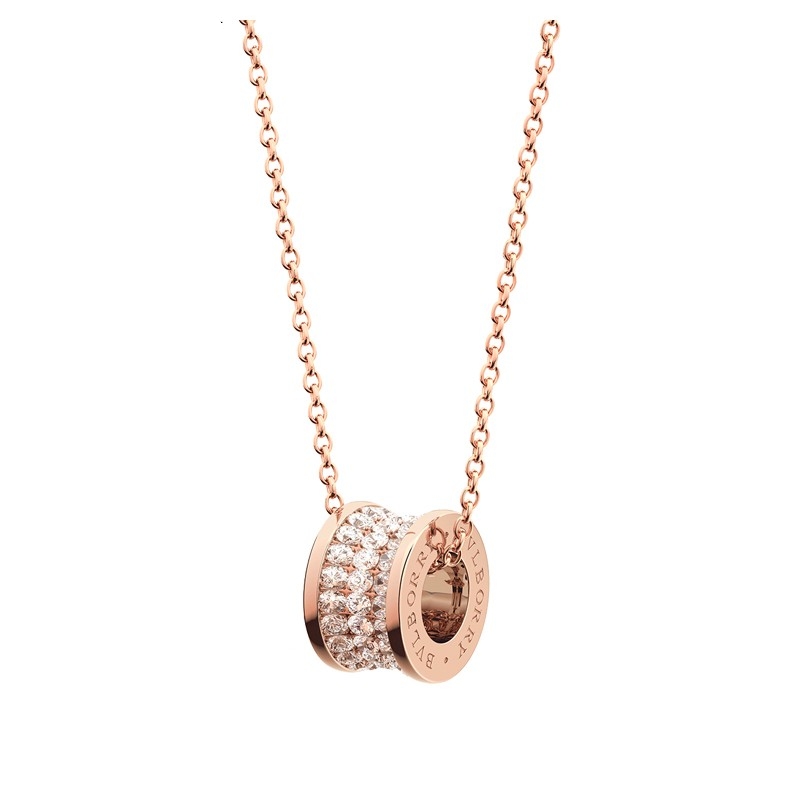 宝柏莉 镶钻气质 项链