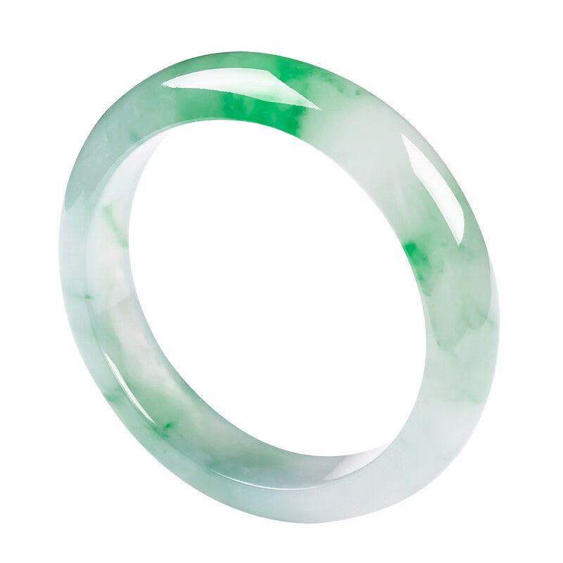 影享 天然阳绿糯种翡翠手镯