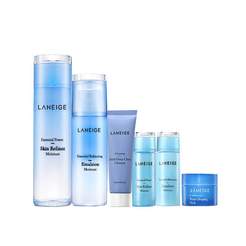 兰芝 矿物质离子水护肤套装