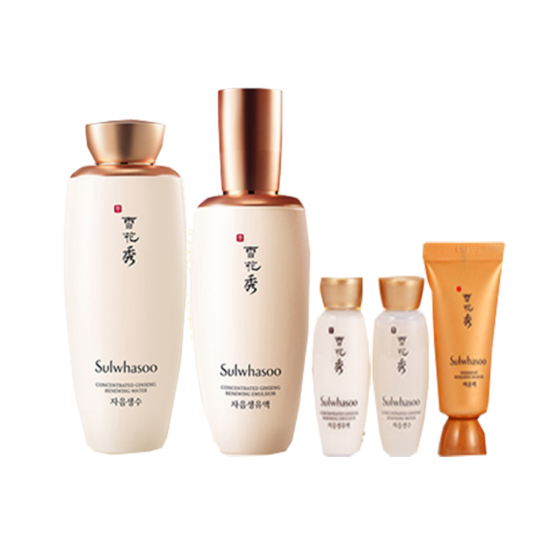 雪花秀 人参焕颜水乳套装
