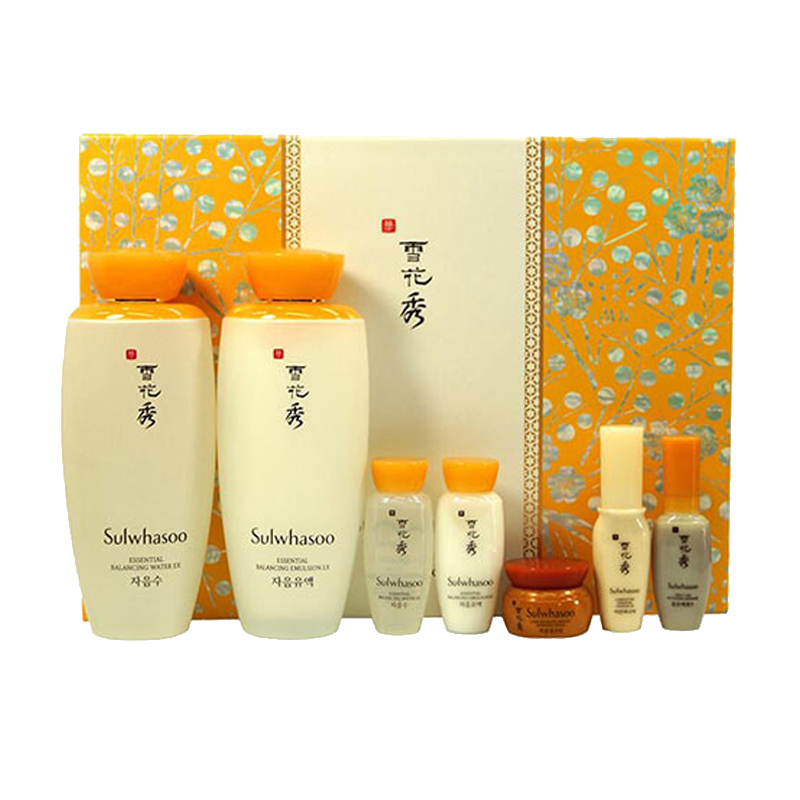 雪花秀 绵密乳液 护肤套装