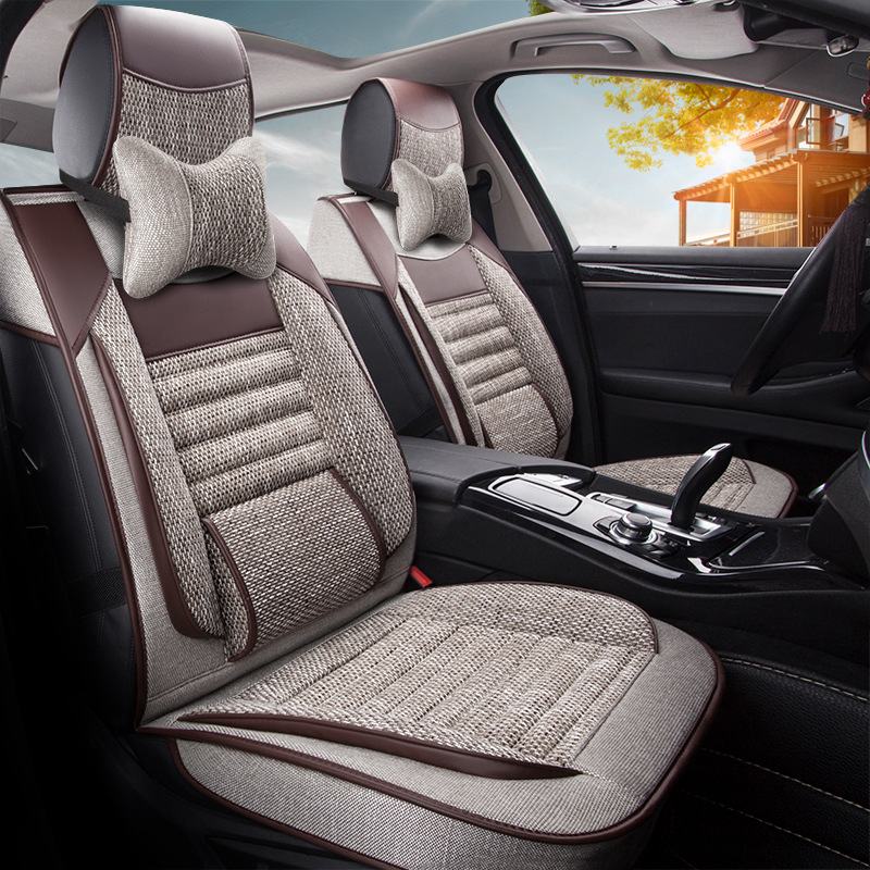 其他 布艺棉麻汽车座垫