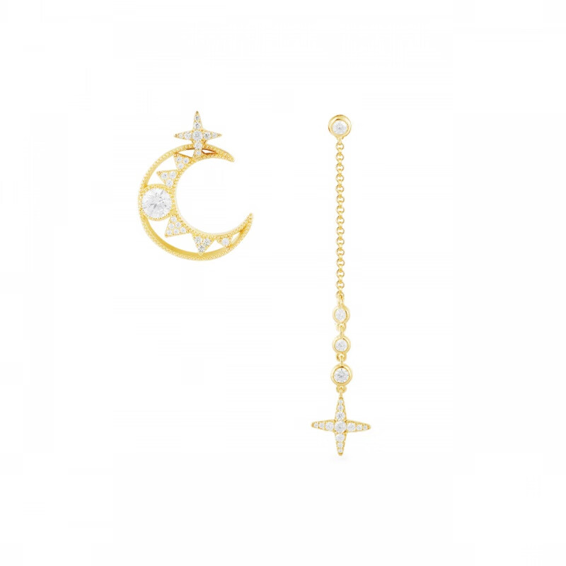 APM 星星月亮耳饰