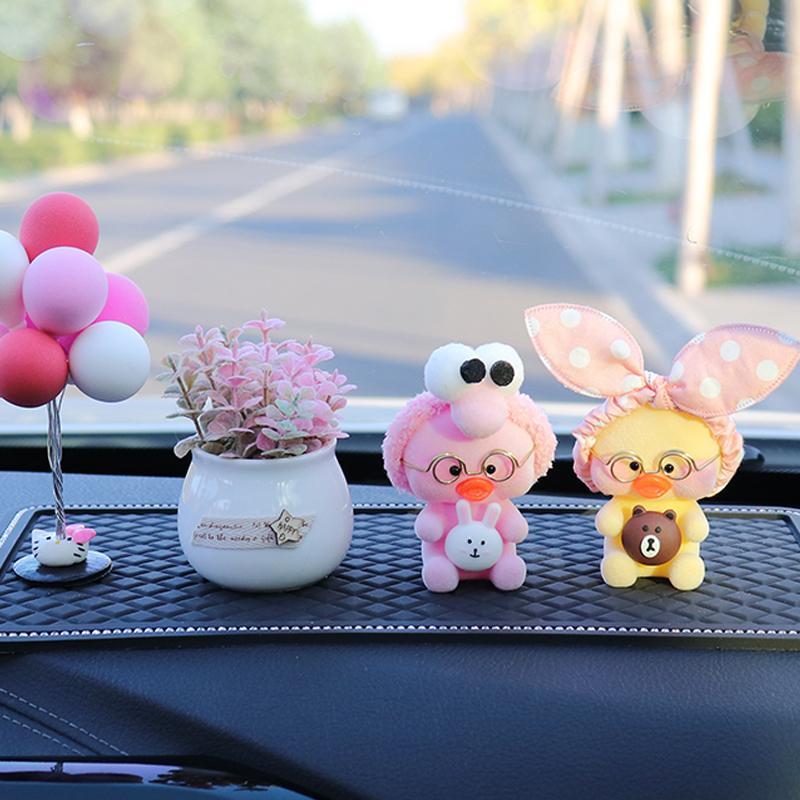 拿德 玻尿酸鸭汽车摆件