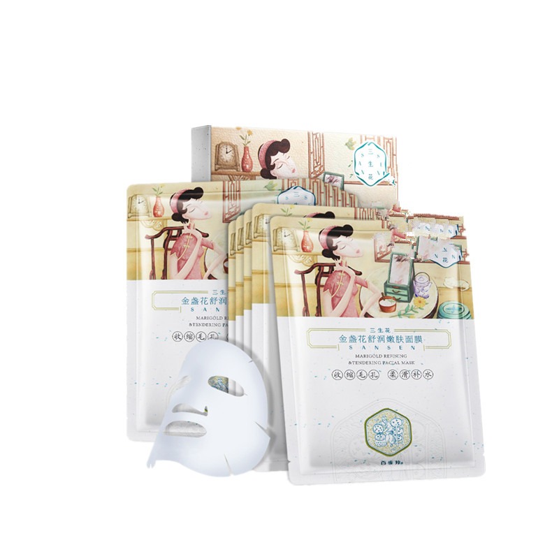 三生花 金盏花细致嫩肤面膜