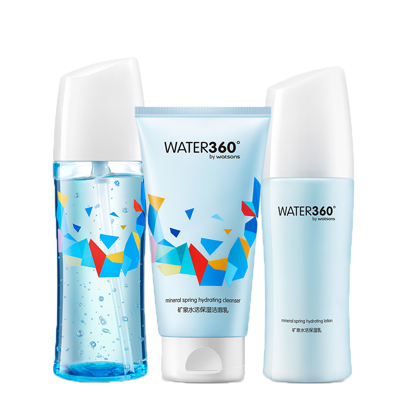 屈臣氏 矿泉水活护肤套装