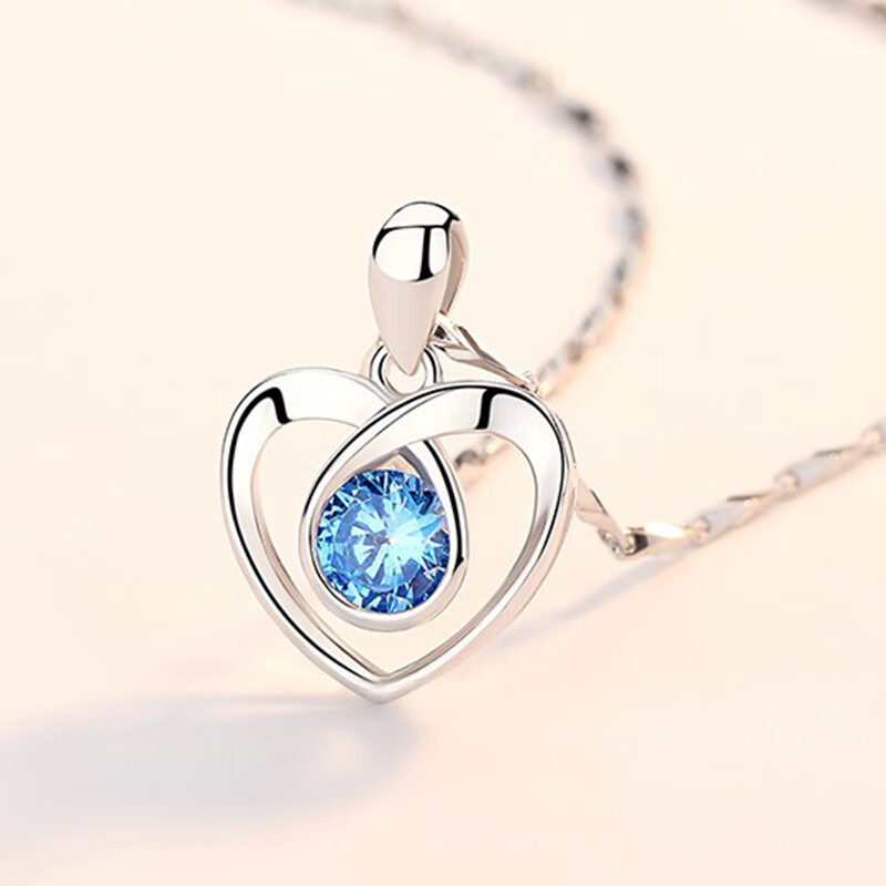 KHK 蓝色宝石 项链