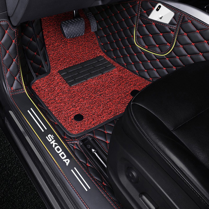 久创 双收纳袋脚垫