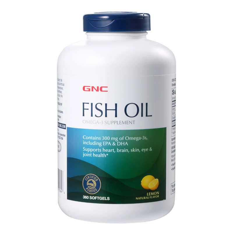 GNC 进口深海鱼油软胶囊