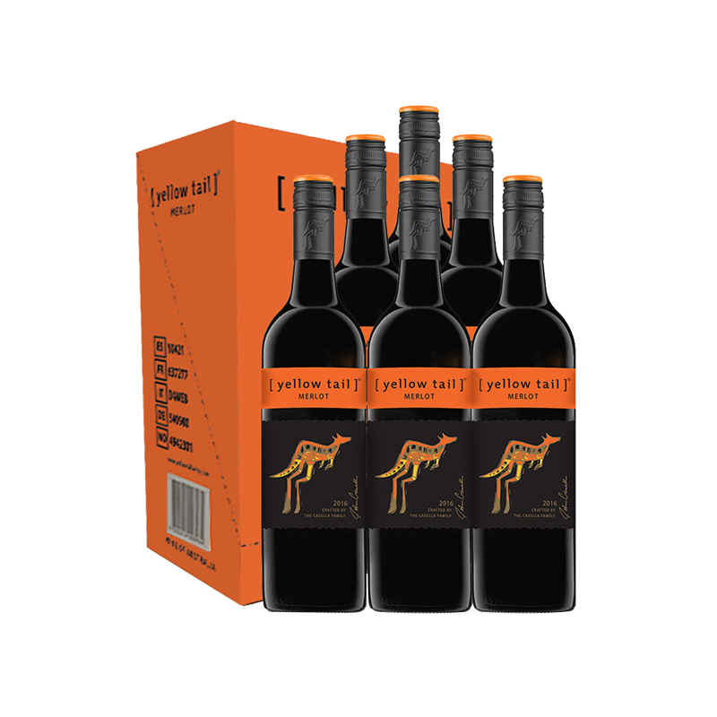 黄尾袋鼠 半干红 葡萄酒