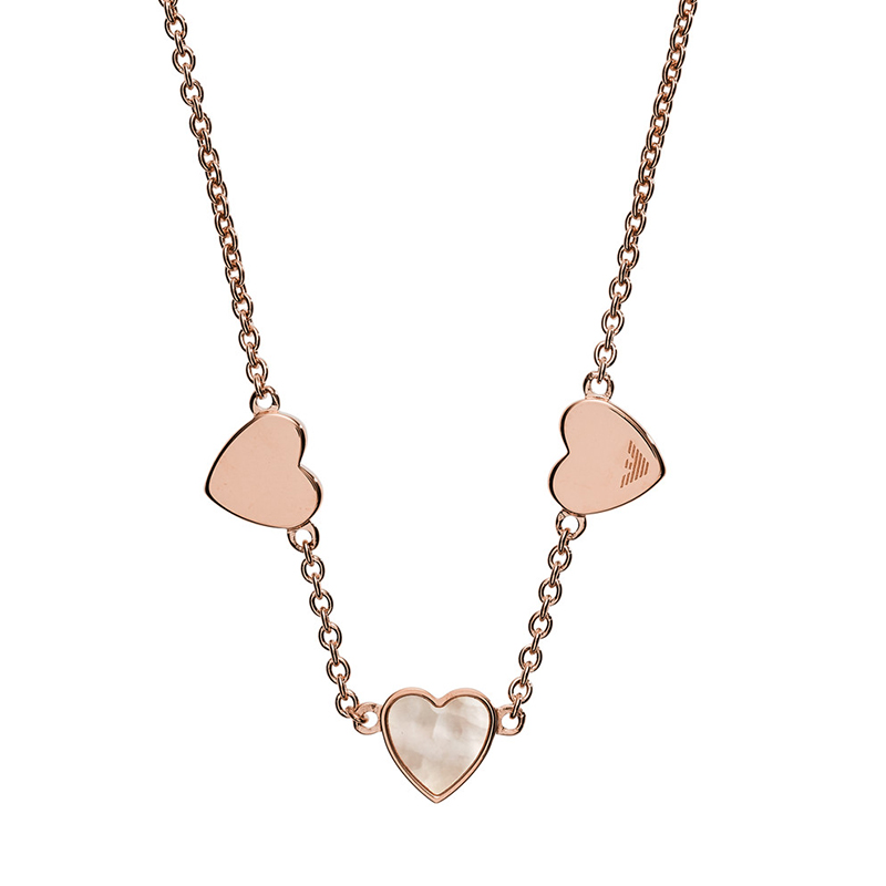 阿玛尼 心形项链