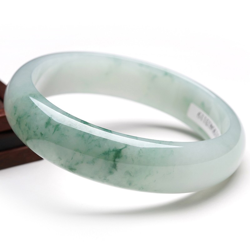 艾选潮品 天然翡翠手镯