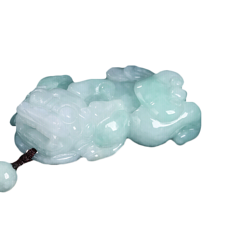 初源 大嘴貔貅 翡翠吊坠