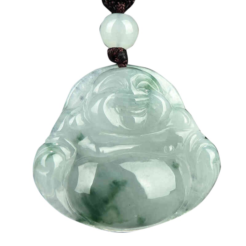 龍徽珠宝 和田玉笑佛吊坠