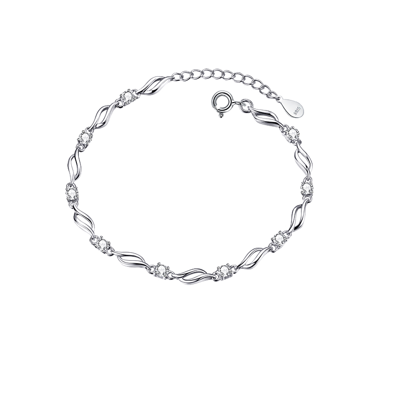 卡蒂罗 镶施华洛女士银手链