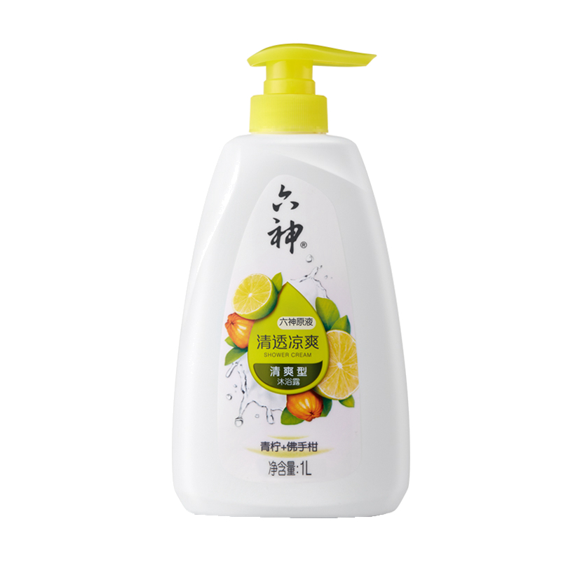 六神 天然植物配方清爽沐浴露