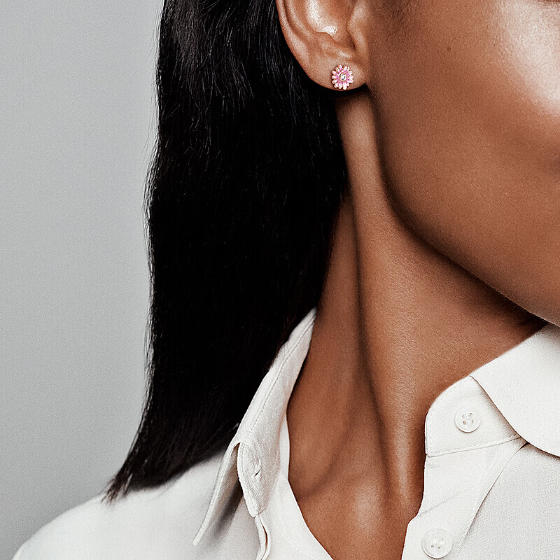 潘多拉 柔美雏菊耳钉