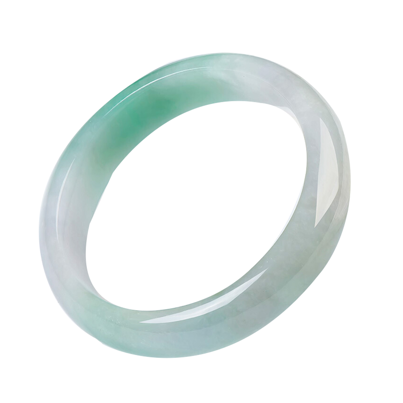 碧玉尊 飘绿翡翠玉镯