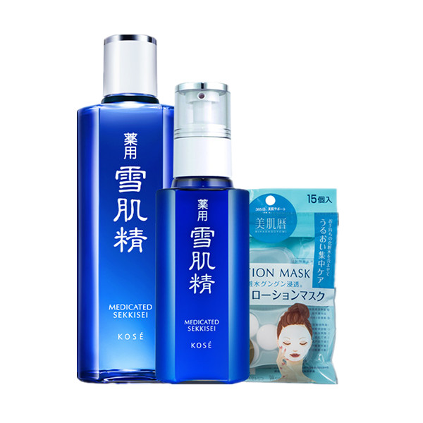 雪肌精黄金水乳雪肌护肤套装