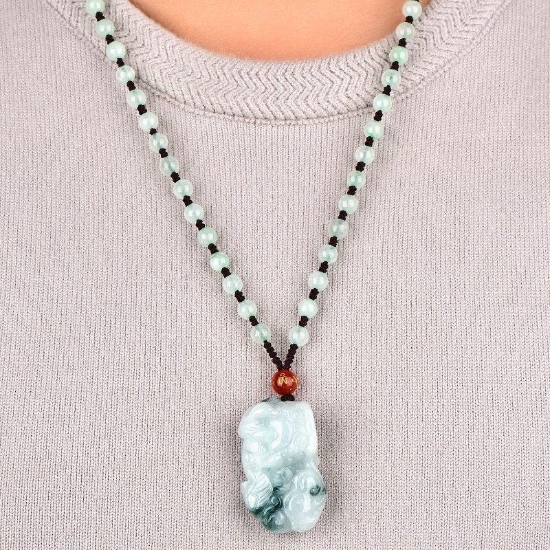 可玉可求 貔貅造型 翡翠吊坠
