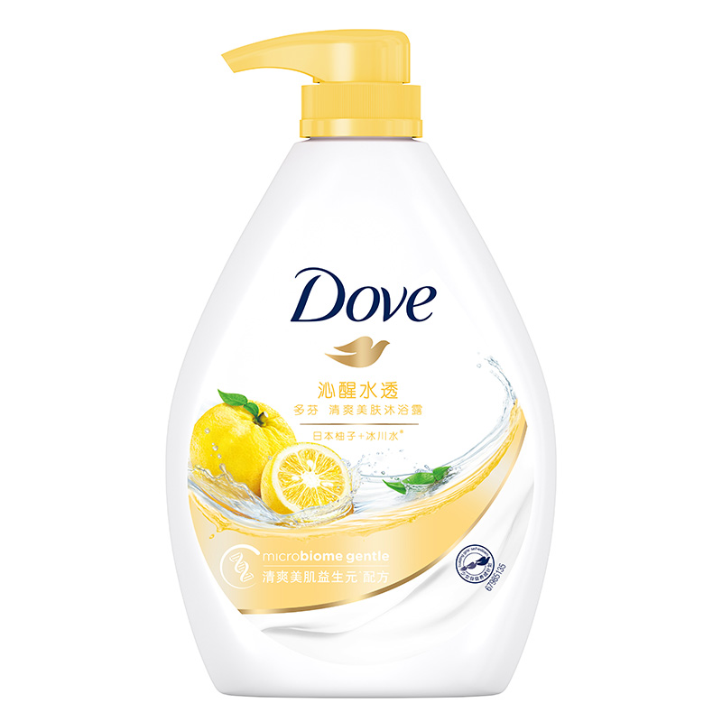 多芬 沁醒水透保湿沐浴露