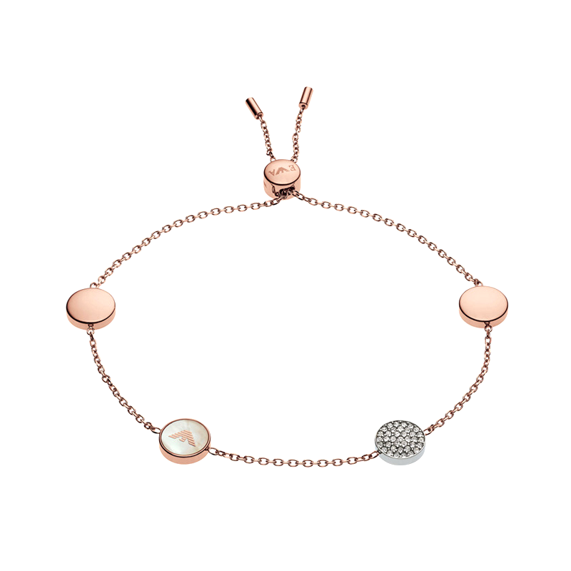 安普里奥·阿玛尼 圆片鹰标手链