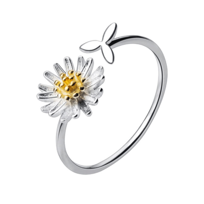 伊黛儿 别致925银戒指