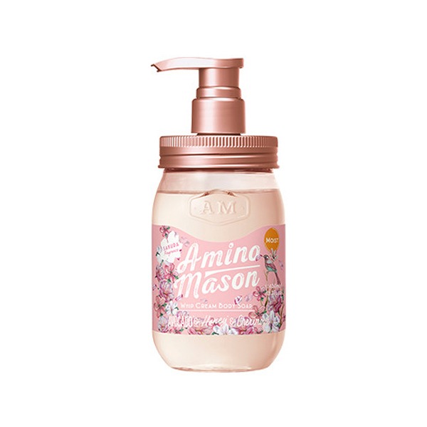 am 樱花亮肤 沐浴露