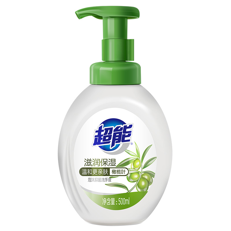 超能 泡沫润肤抑菌洗手液