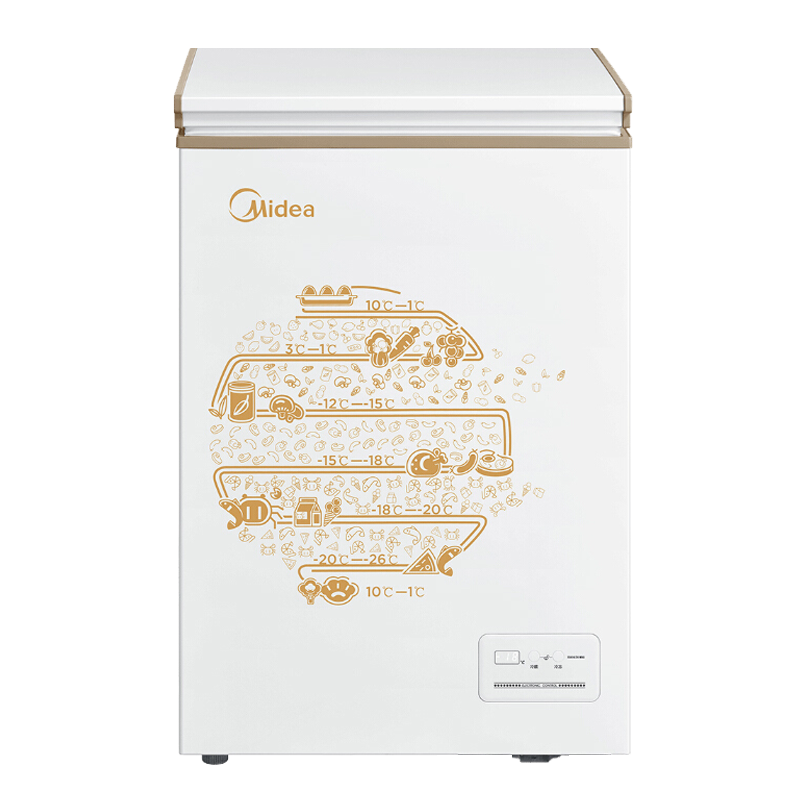美的 电脑智能控温冰柜
