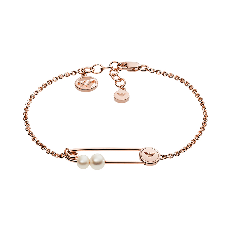 阿玛尼 珍珠别针 手链