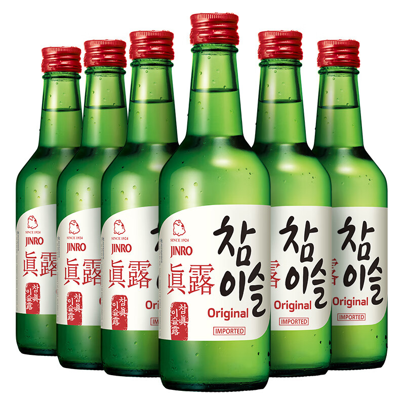 真露 韩国20.1°竹炭烧酒