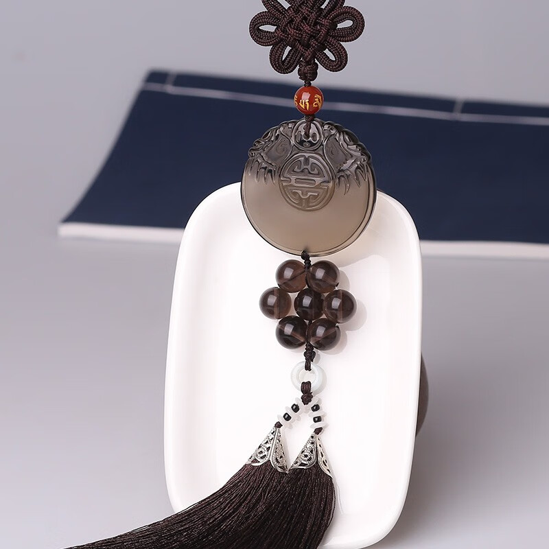 卡丽蒂 天然黑曜石 汽车挂饰