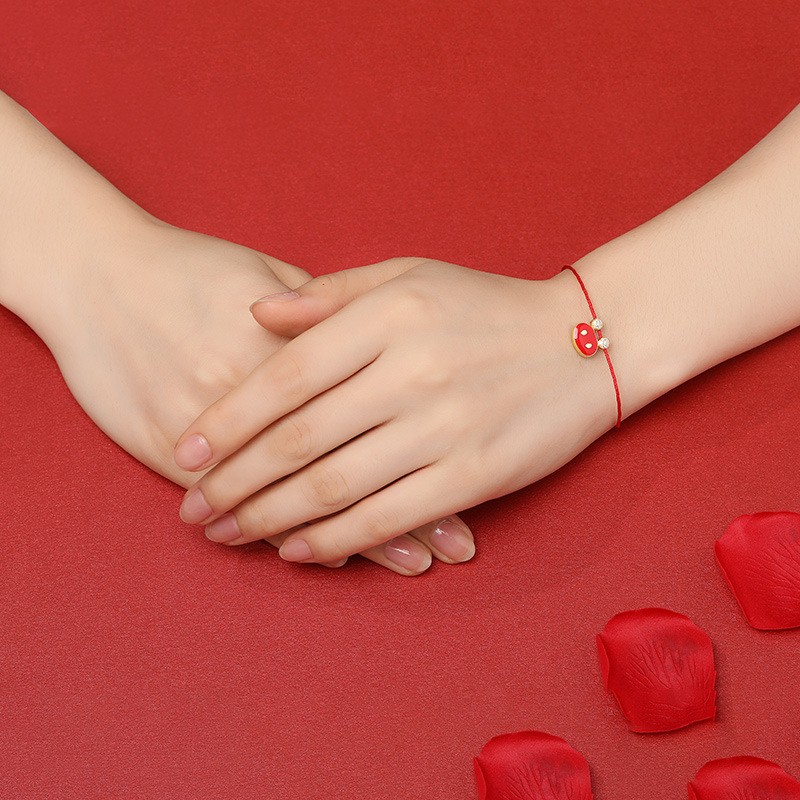 沫兰 可调节老鼠造型手链