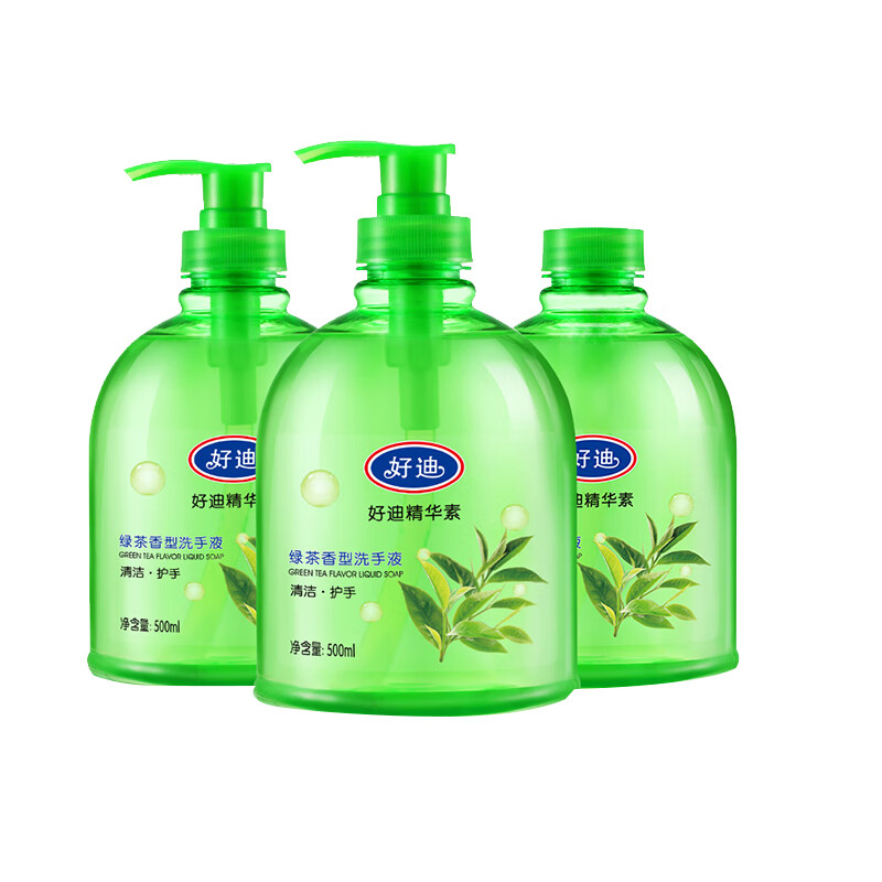 好迪 绿茶香芬滋润洗手液