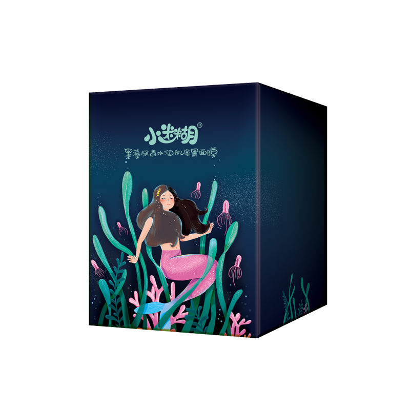 小迷糊 墨藻水润黑面膜