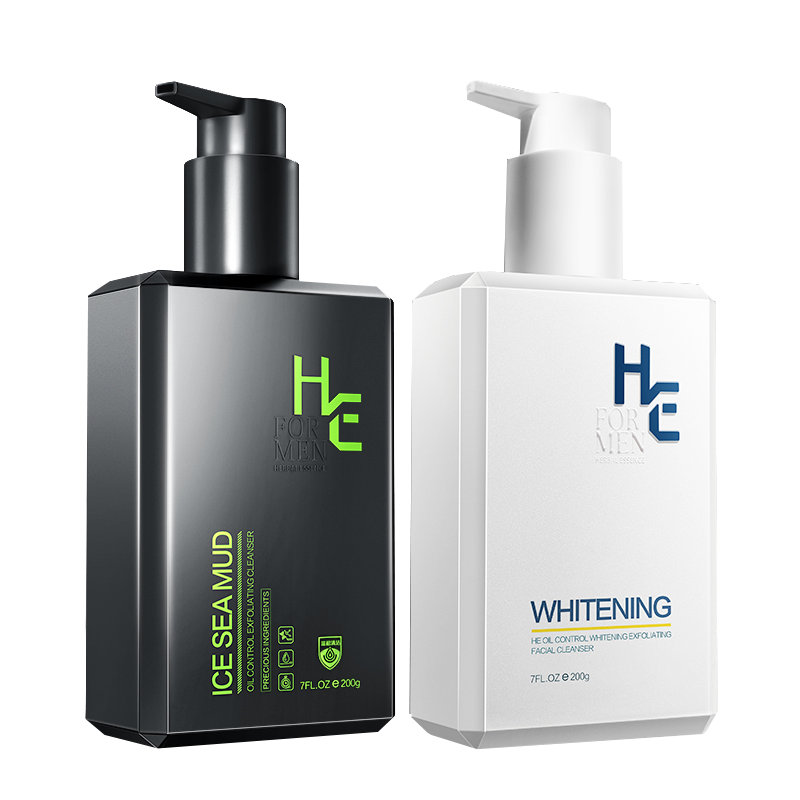 赫恩 男士控油美白去角质洗面奶