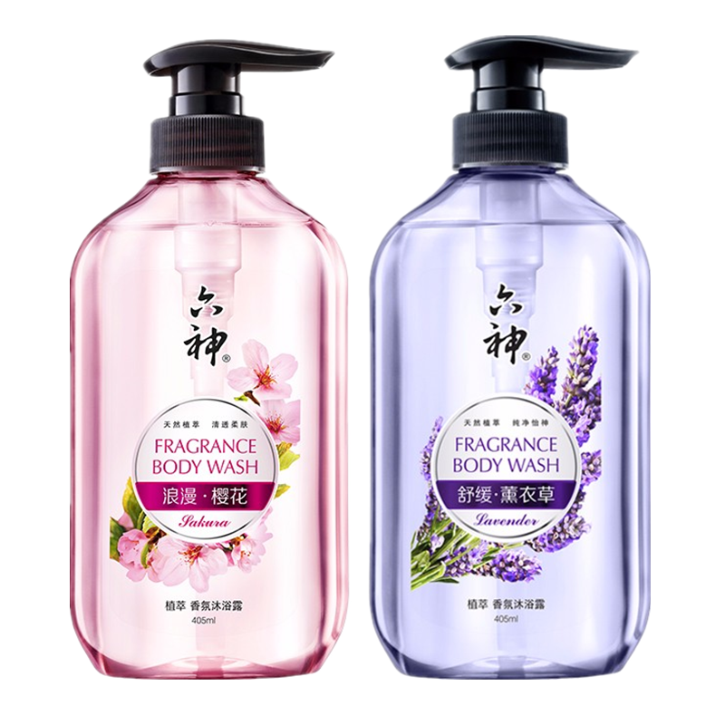 六神 薰衣草樱花香氛沐浴露