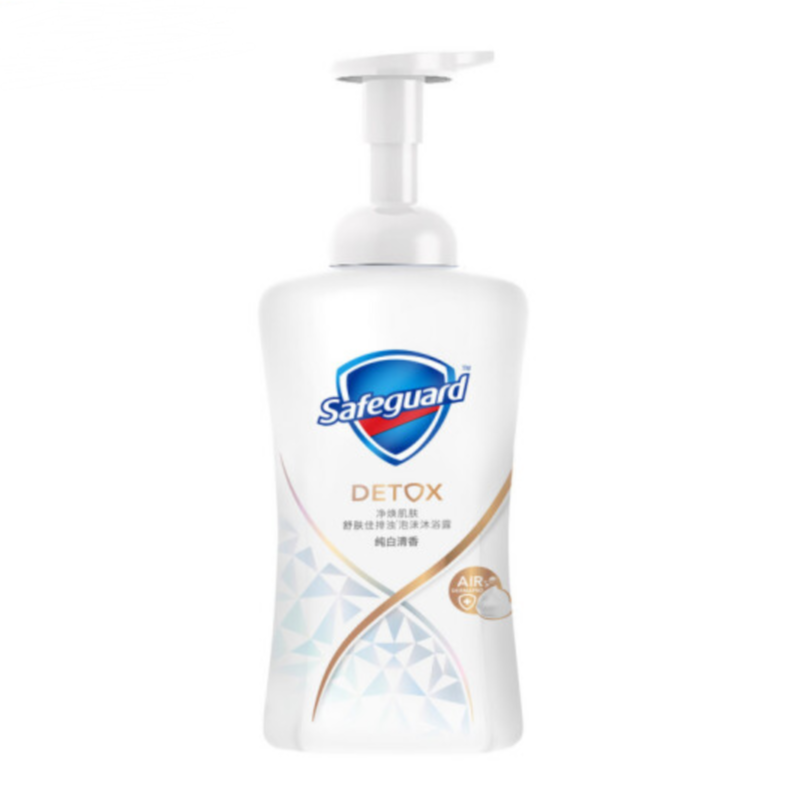 舒肤佳排浊泡沫沐浴露