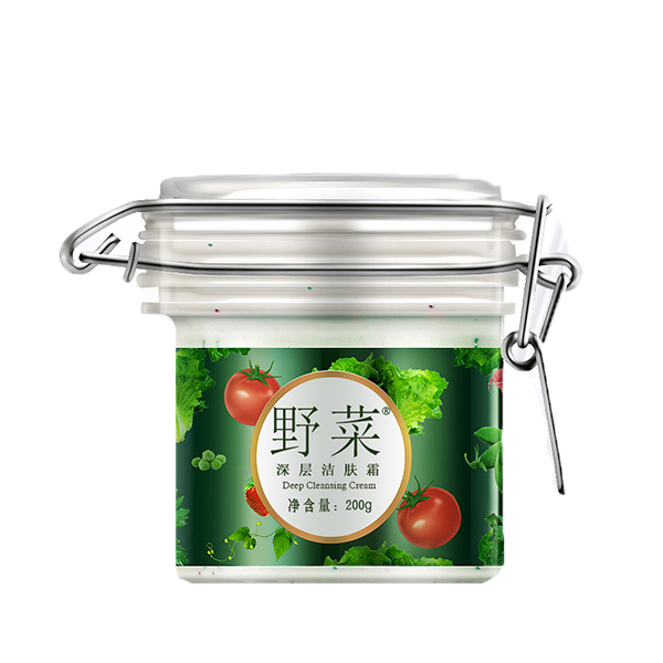 野菜 按摩面部深层洁面