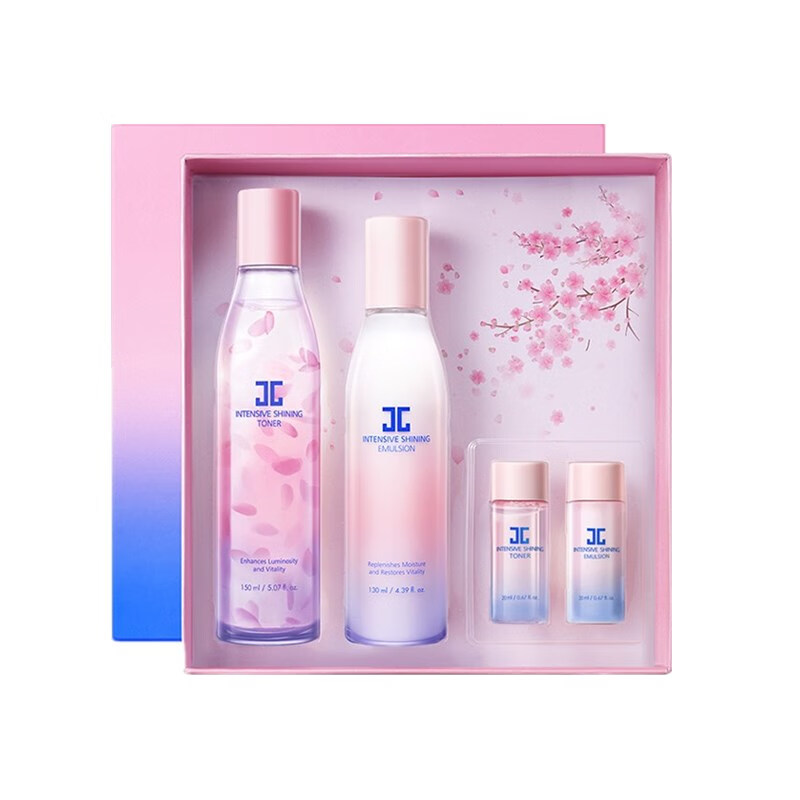 捷俊 密集焕亮水乳套盒