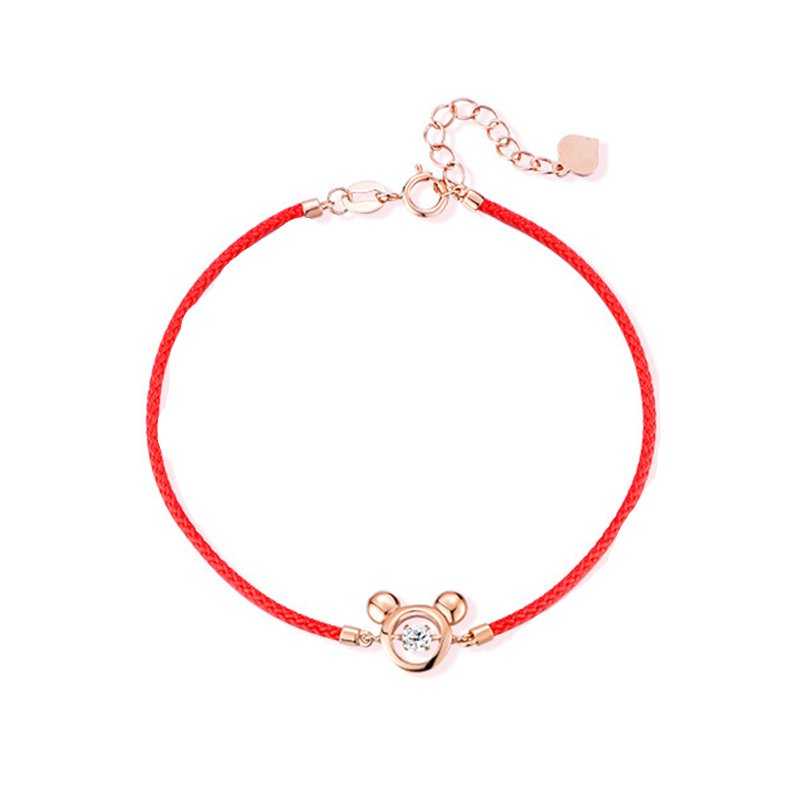 爱的约定18k玫瑰金手链